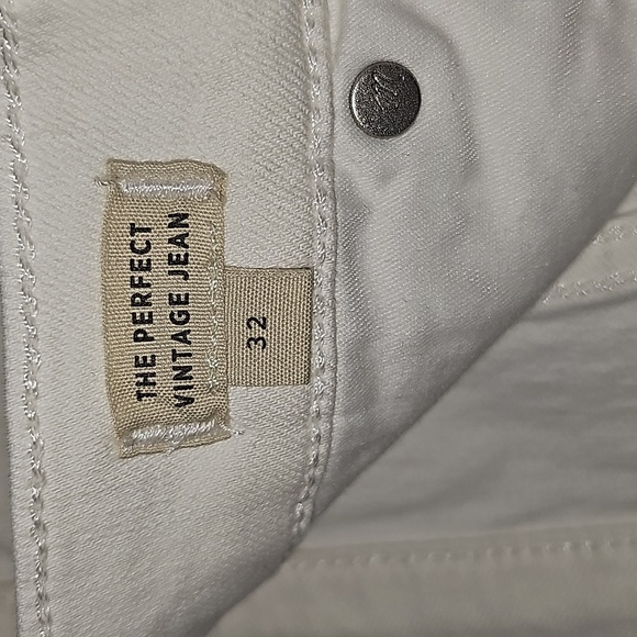 Madewell High Rise Perfect Vintage Jean Sz 32 in Tile White NWT - Picture 12 of 16